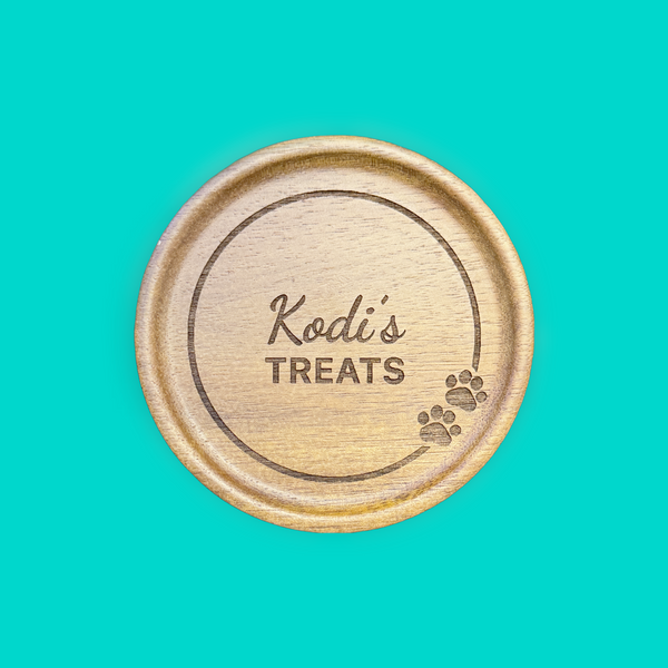 Dog Treat Jar Lid- Personalized