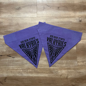 Oopsies! Golden State Valkyries Dog Bandana - The Woof Warehouse