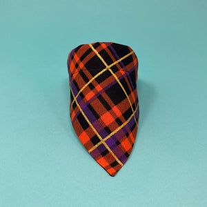Halloween Plaid Dog Bandana