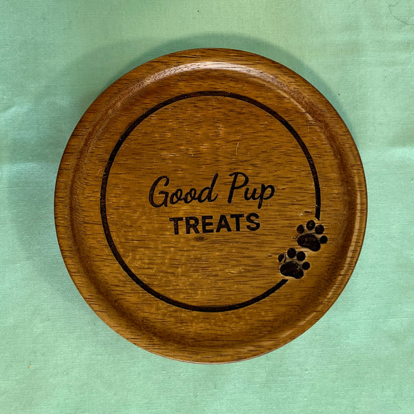 Dog Treat Jar Lid- Good Pup Treats