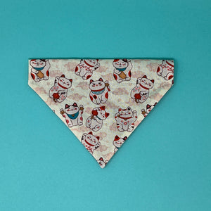 Lucky Cat Bandana - The Woof Warehouse