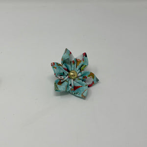 A Very Gnome-y Christmas Upcycled Fabric Collar Flowers 2.0 - The Woof Warehouse