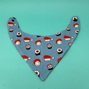 Matching Dog Bandana and Baby Bib- Sushi - The Woof Warehouse