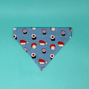 Matching Dog Bandana and Baby Bib- Sushi - The Woof Warehouse