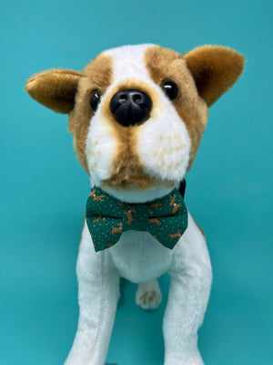 Christmas Reindeer Bow Tie - The Woof Warehouse