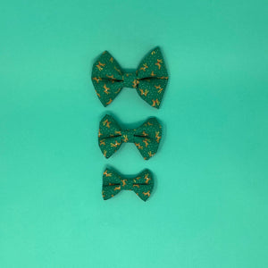 Christmas Reindeer Bow Tie - The Woof Warehouse