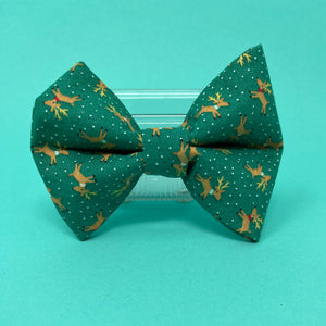 Christmas Reindeer Bow Tie - The Woof Warehouse