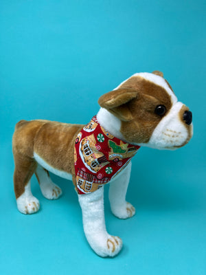 Merry Gingerbread Dog Bandana - The Woof Warehouse