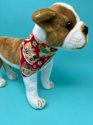 Merry Gingerbread Dog Bandana - The Woof Warehouse