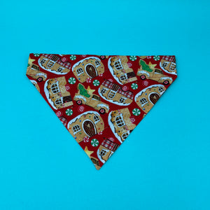 Merry Gingerbread Dog Bandana - The Woof Warehouse