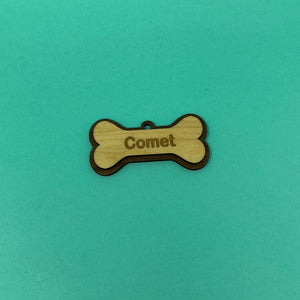 Wooden Personalized Dog Bone Ornament - The Woof Warehouse