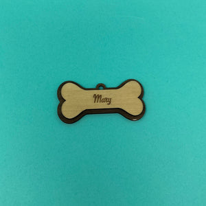 Wooden Personalized Dog Bone Ornament - The Woof Warehouse