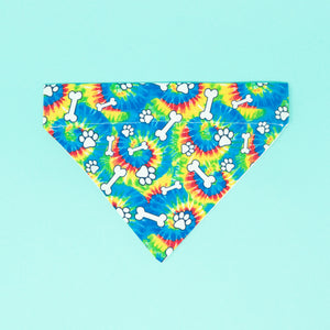Doggy Tie Dye Dog Bandana - The Woof Warehouse