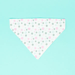 Pink Polka Dots Dog Bandana - The Woof Warehouse