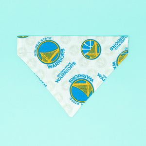 Golden State Warriors Dog Bandana - The Woof Warehouse
