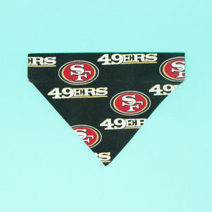 San Francisco 49ers Dog Bandana - The Woof Warehouse
