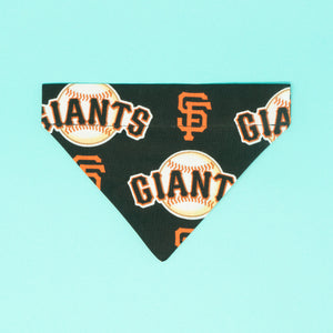 SF Giants in Black Dog Bandana - The Woof Warehouse