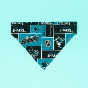 San Jose Sharks Dog Bandana - The Woof Warehouse