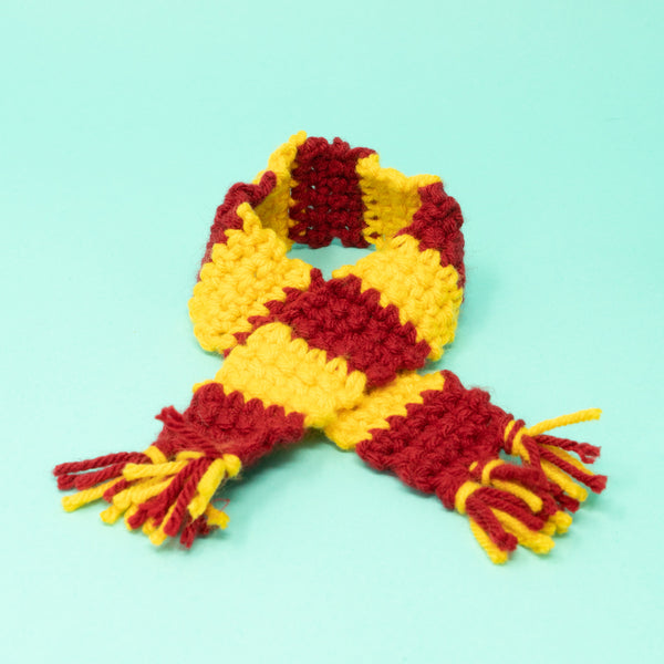 Striped Wizard Dog Scarf (Inspired by Harry Potter) - The Woof Warehouse