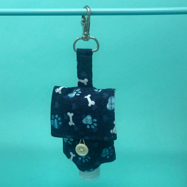 Travel Hand Sanitizer Holder with Refillable Bottle - The Woof Warehouse