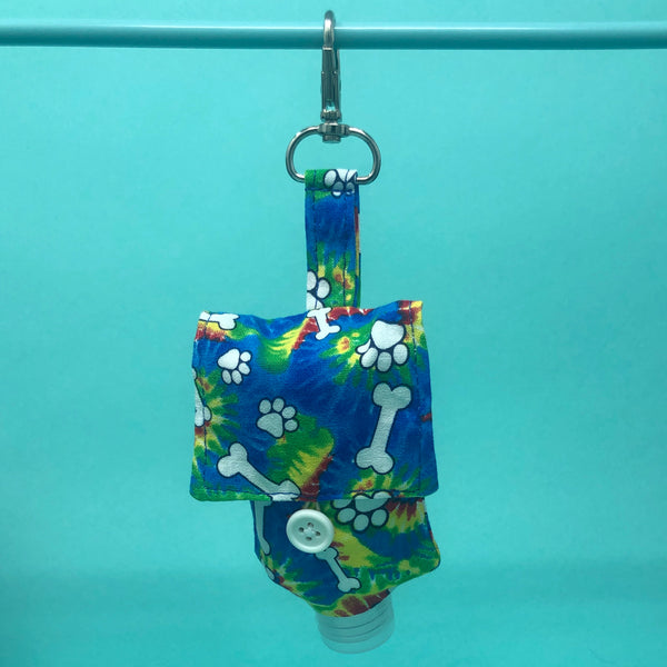 Travel Hand Sanitizer Holder with Refillable Bottle - The Woof Warehouse