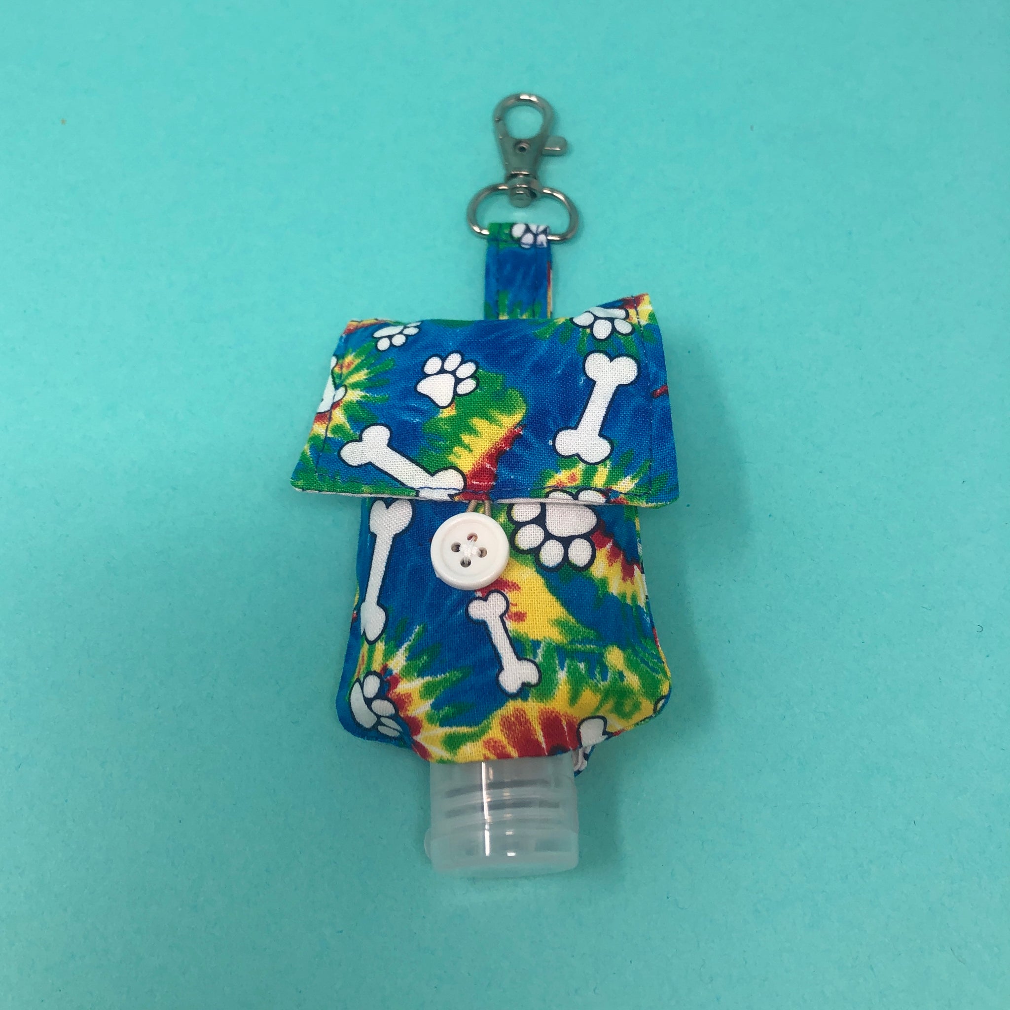 Travel Hand Sanitizer Holder with Refillable Bottle The Woof Warehouse