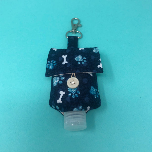 Travel Hand Sanitizer Holder with Refillable Bottle - The Woof Warehouse