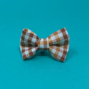 Thanksgiving Plaid Bow Tie - The Woof Warehouse