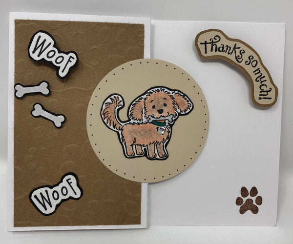Cards- Hand Stamped - The Woof Warehouse