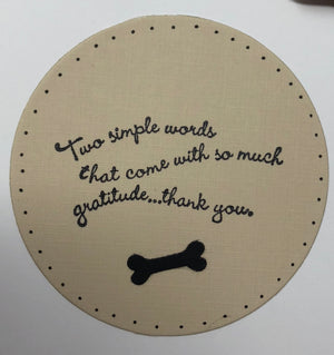Cards- Hand Stamped - The Woof Warehouse
