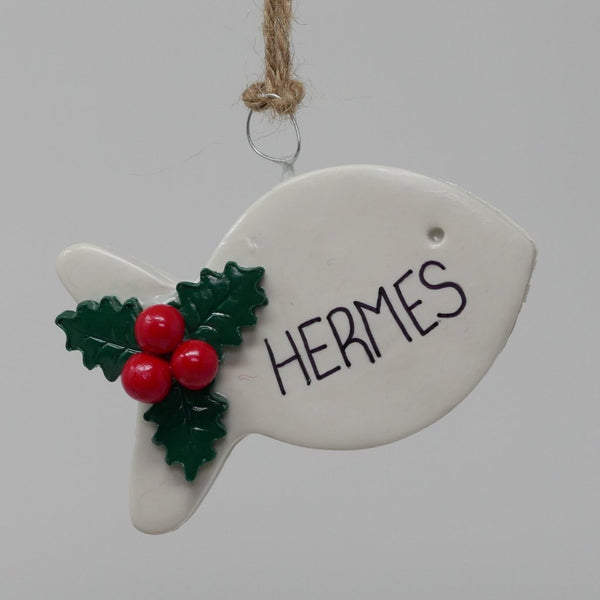 Personalized Fish Ornament- For Cats - The Woof Warehouse