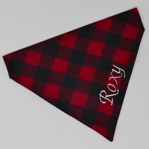 Embroidered Personalized Dog Bandanas - The Woof Warehouse