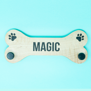 Bone Dog Leash Holder- Personalized - The Woof Warehouse